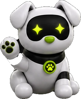 Chintu waving one paw